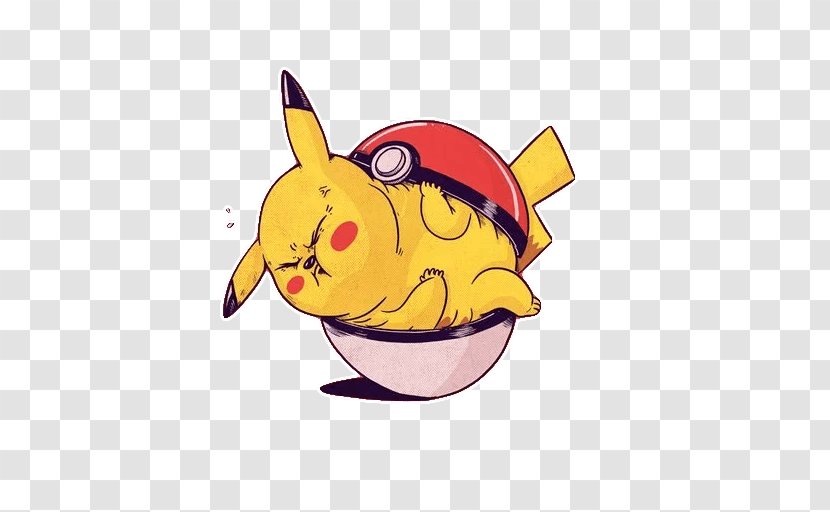 Obesity Character Pikachu Funny Fat - Fruit Transparent PNG