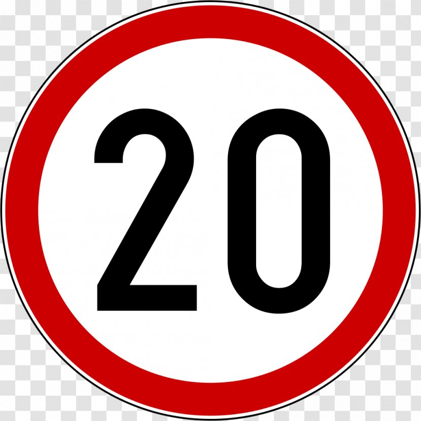 Speed Limit Kilometer Per Hour Traffic Sign Velocity - Trademark - 50 Transparent PNG