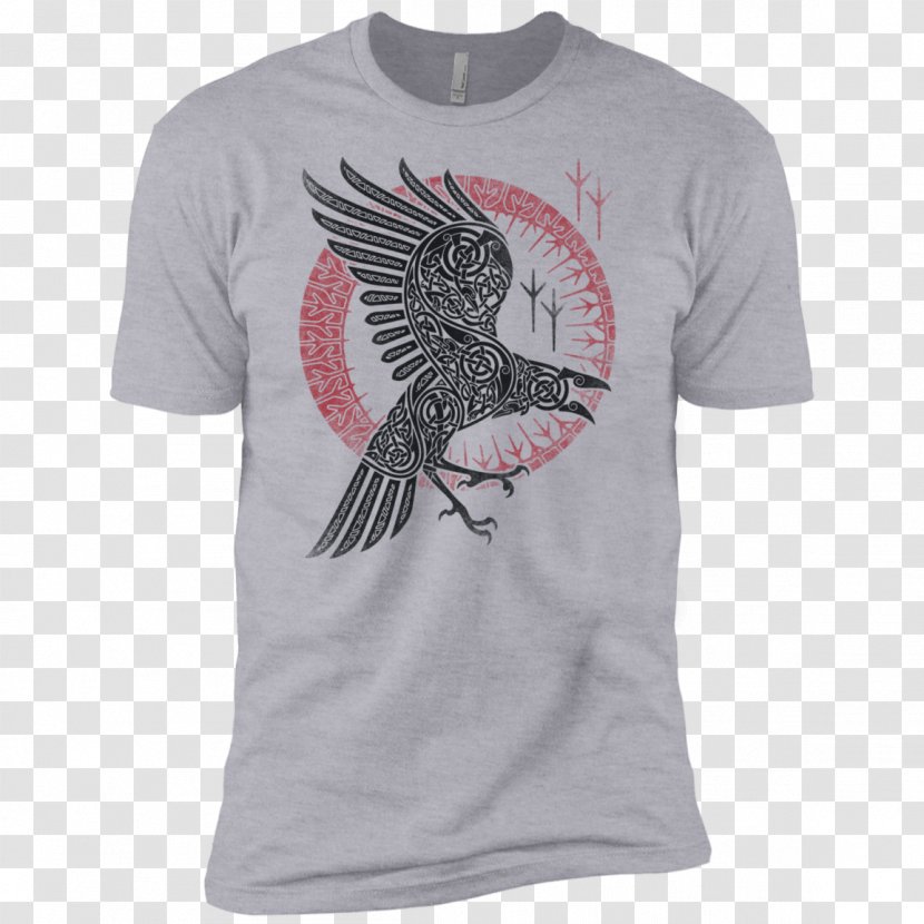 Odin T-shirt Common Raven Loki Huginn And Muninn - Berserker Transparent PNG