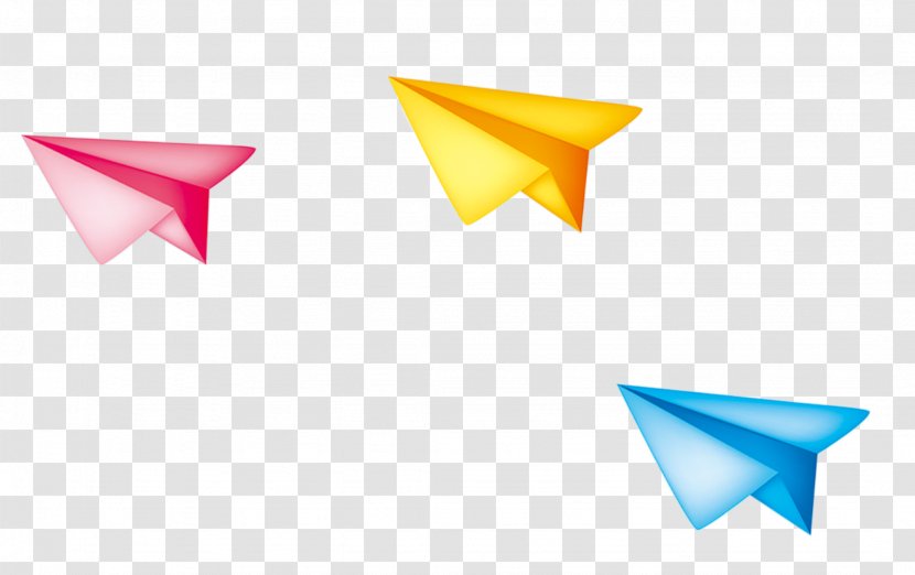 Airplane Paper Plane - Origami - Cartoon Transparent PNG