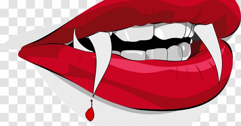 Fang Vampire Human Tooth Dracula - Watercolor Transparent PNG