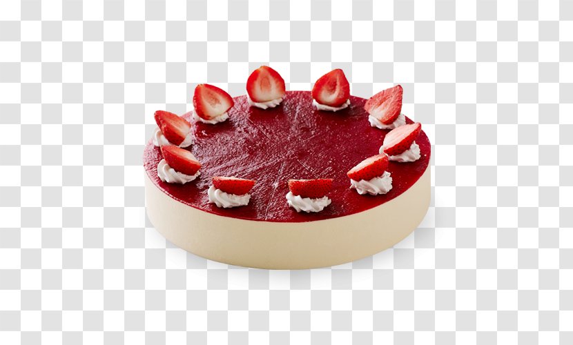Cheesecake Bavarian Cream Mousse Torte Tart - Dessert - Strawberry Transparent PNG