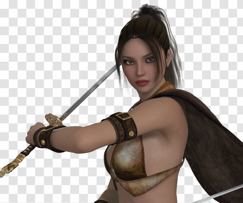 The Woman Warrior - Cartoon Transparent PNG