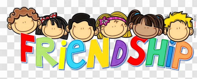 Friendship Day Human - Logo - Cartoon Text Transparent PNG