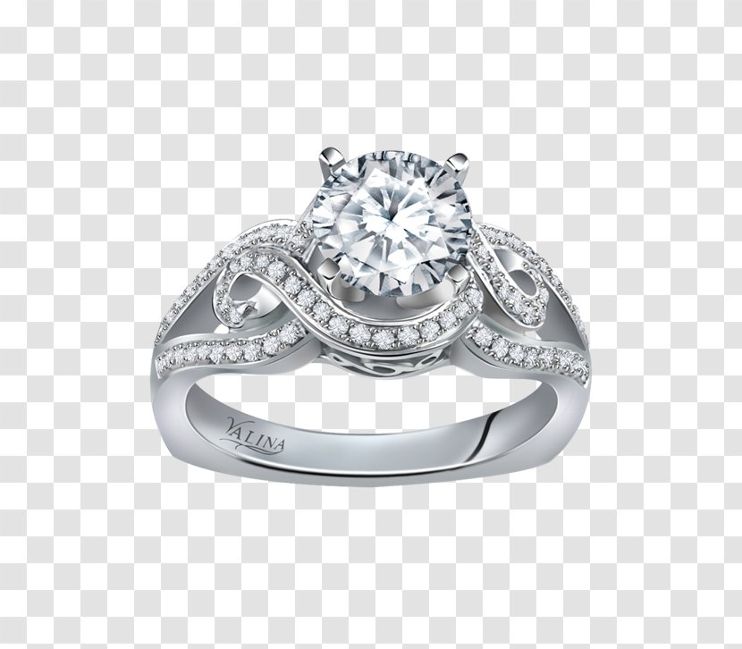 Engagement Ring Diamond Bride - Silver Transparent PNG