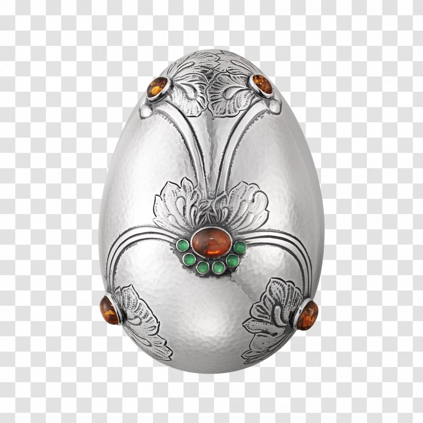 Silver Georg Jensen A/S Jewellery 銀器 Brand - Easter Egg Transparent PNG