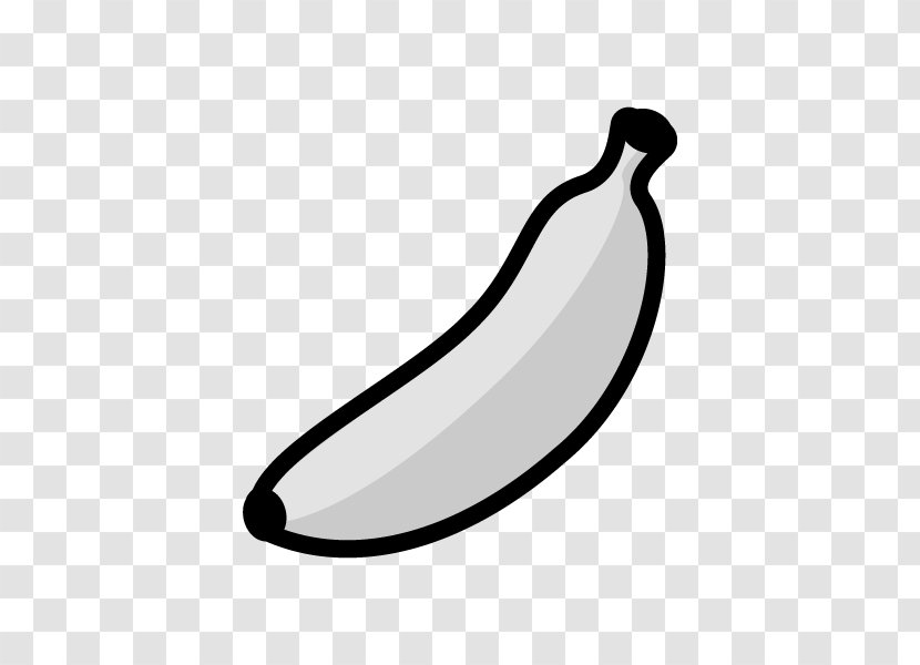 Black And White Monochrome Painting Banana Coloring Book - Monocromatic Transparent PNG