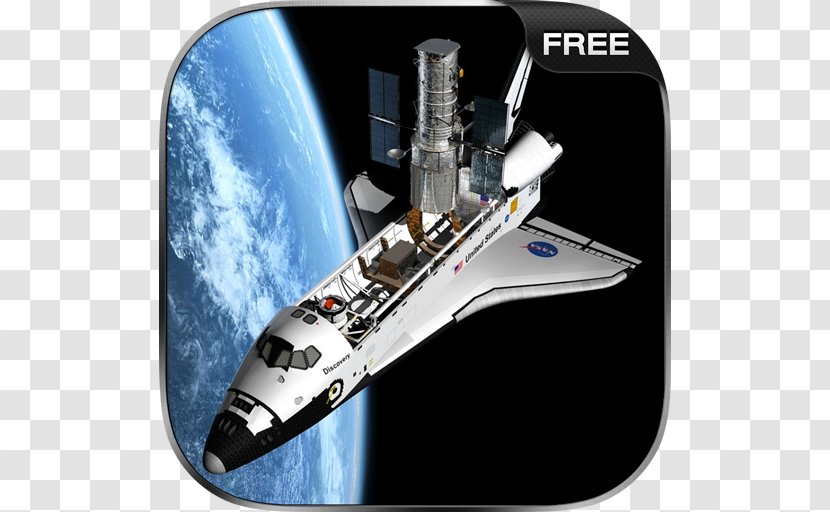 Space Shuttle Simulator Free Hubble Telescope Satellite Exploration - Nasa Transparent PNG