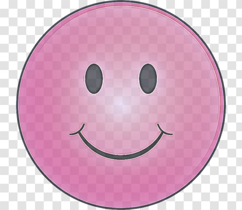 Emoticon - Smile - Purple Plate Transparent PNG