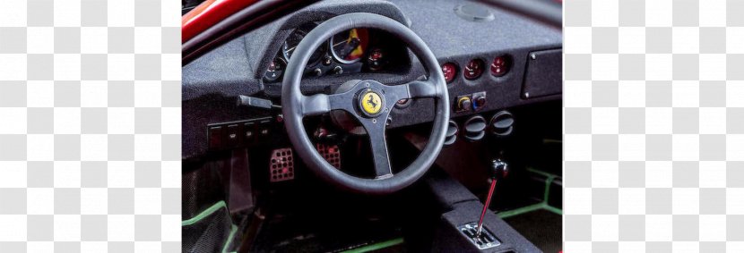 Motor Vehicle Steering Wheels Enzo Ferrari Car F40 - Porsche Transparent PNG