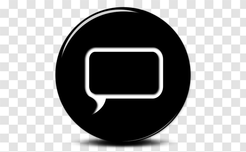 Button Speech Balloon Bubble Square - Symbol - Send Email Transparent PNG