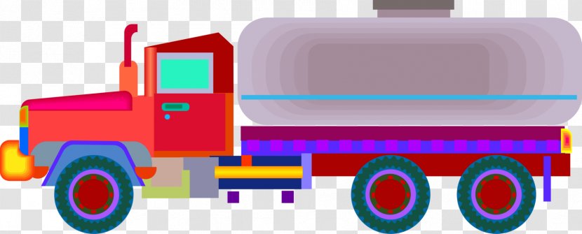 Truck Car Commercial Vehicle Vector Graphics Clip Art - Tanker Cartoon Transparent PNG