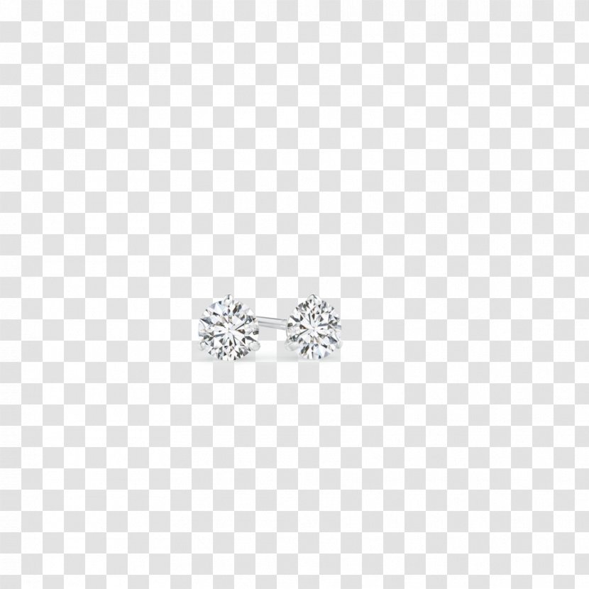 Body Jewellery Silver Diamond Font - Jewelry - Prong Setting Transparent PNG
