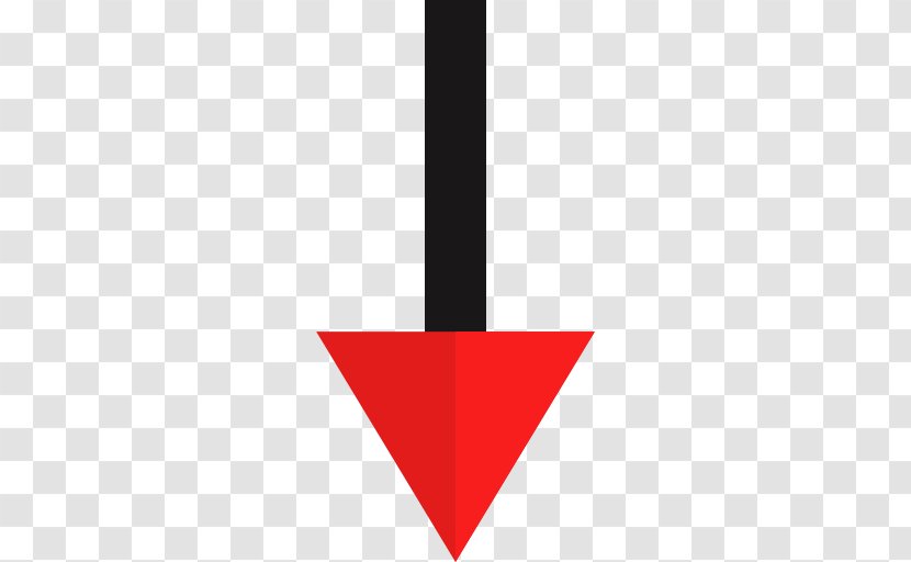 Triangle Line - Heart - Down Arrow Transparent PNG