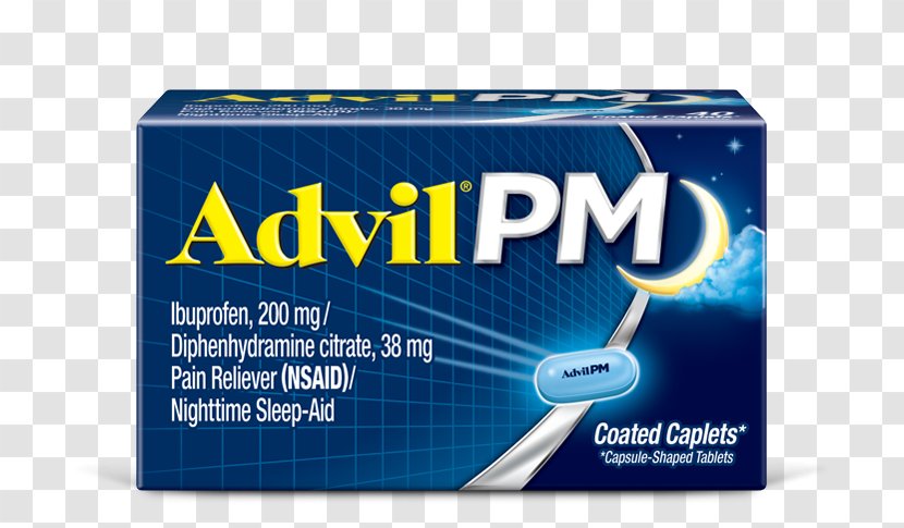 Ibuprofen Diphenhydramine Pain In Spine Sleep Joint - Advil Transparent PNG
