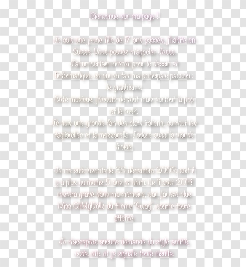 Document - Texte Transparent PNG