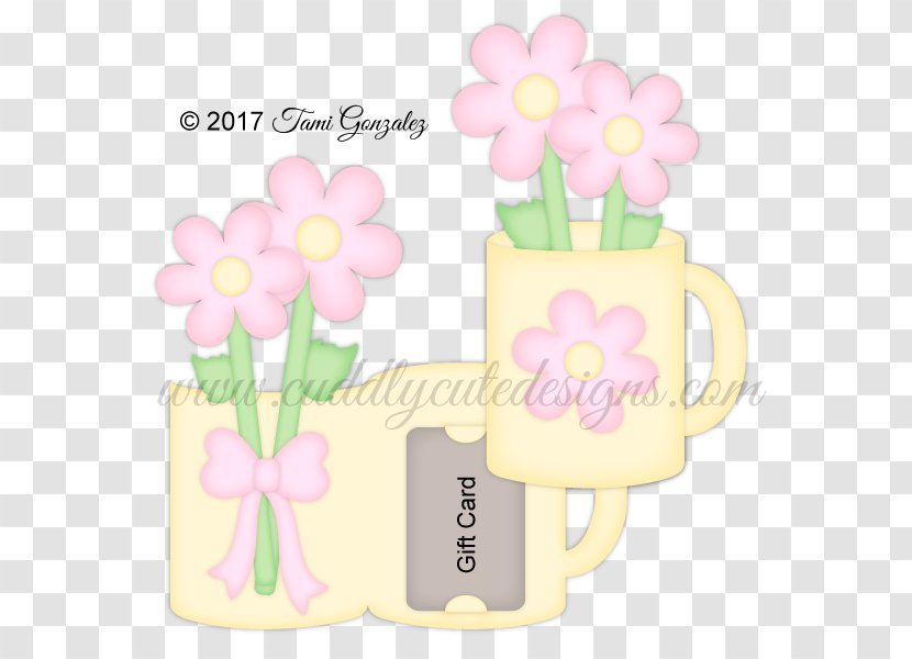Petal Floral Design Pink M - Gift Card Frame Transparent PNG