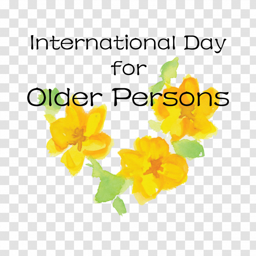 International Day For Older Persons Transparent PNG