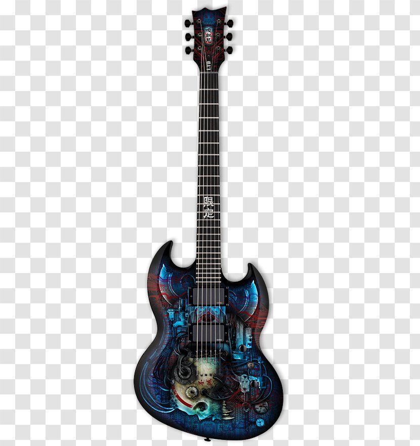 Microphone ESP Guitars Electric Guitar Gibson SG - Acoustic Transparent PNG