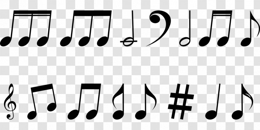 Musical Note Treble Sound - Watercolor Transparent PNG