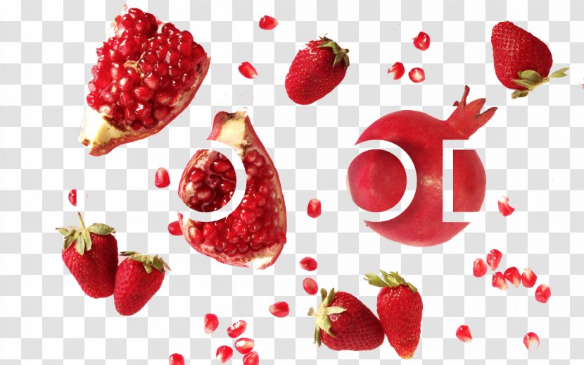 Juice Strawberry Germany Logo - Superfood - Pomegranate Background Transparent PNG