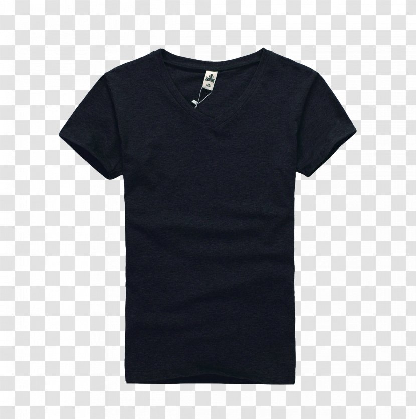 T-shirt Sleeve Neck Collar - Black - Brown Transparent PNG