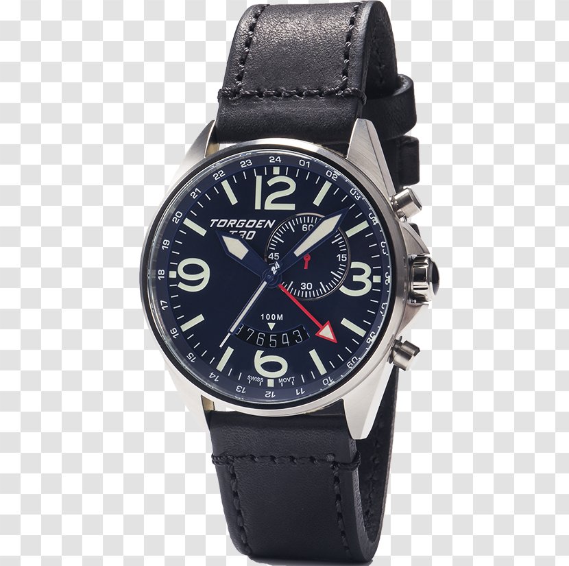 Quartz Clock Watch 0506147919 Leather Blue Transparent PNG