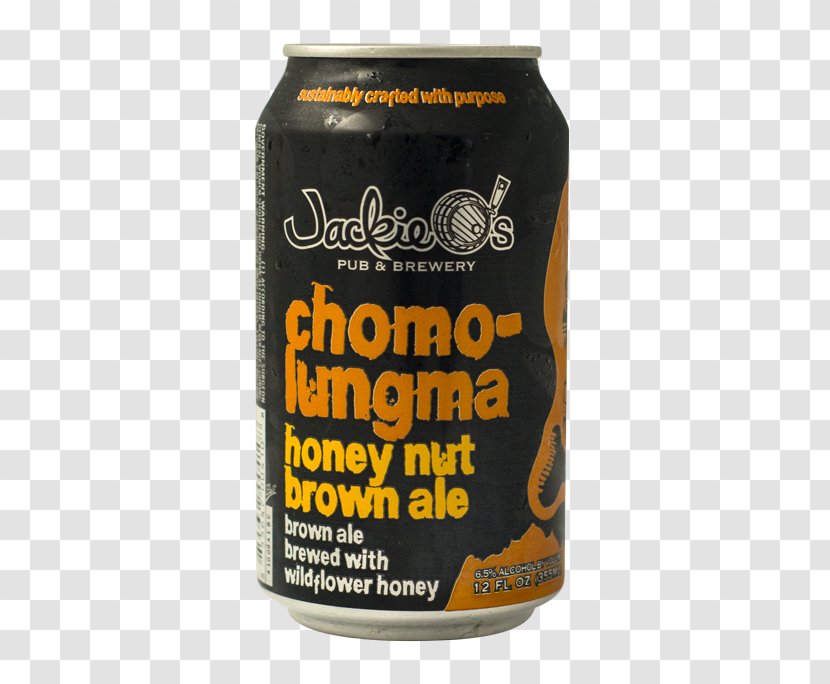 Beer Brown Ale Mount Everest Jackie O's Brewpub - Brewing Grains Malts - Canned Honey Transparent PNG