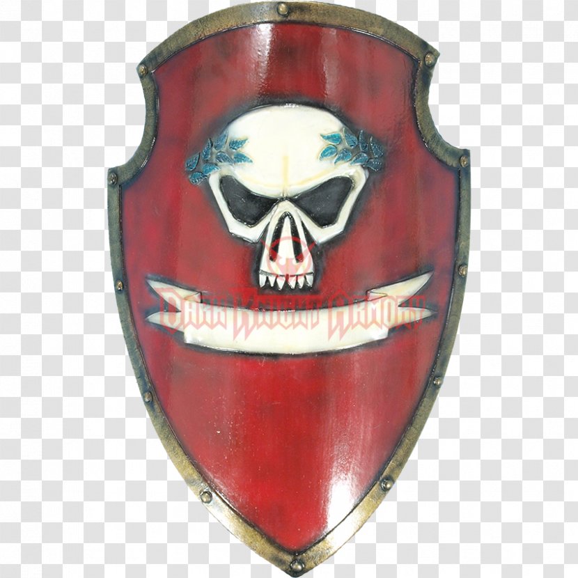 Red Skull Shield Live Action Role-playing Game Weapon Knight - Roleplaying Transparent PNG