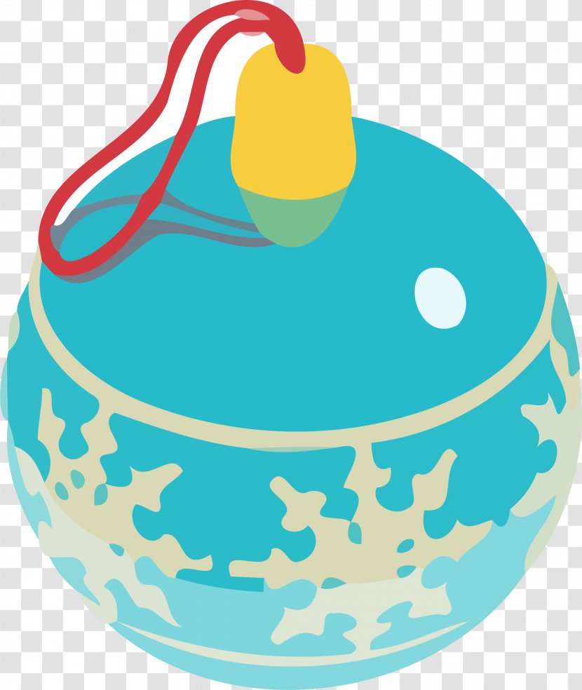 Christmas - Turquoise - Rubber Ducky Transparent PNG