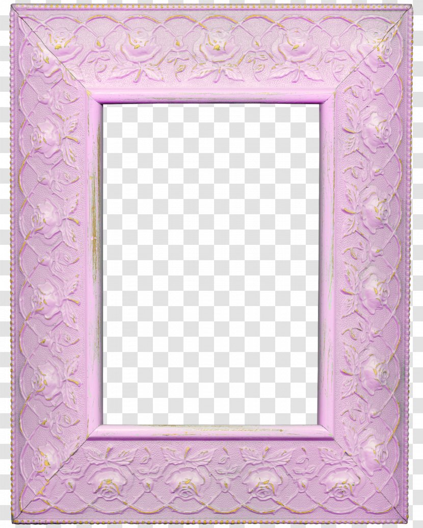 Picture Frame Purple Blue Pattern - Lilac Transparent PNG