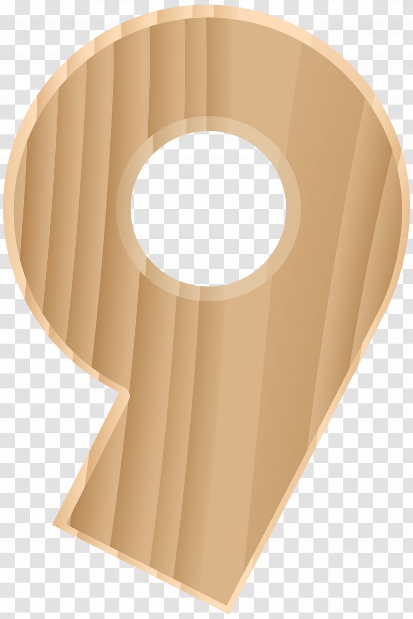 Clip Art - Product Design - Wooden Number Nine Transparent Image Transparent PNG