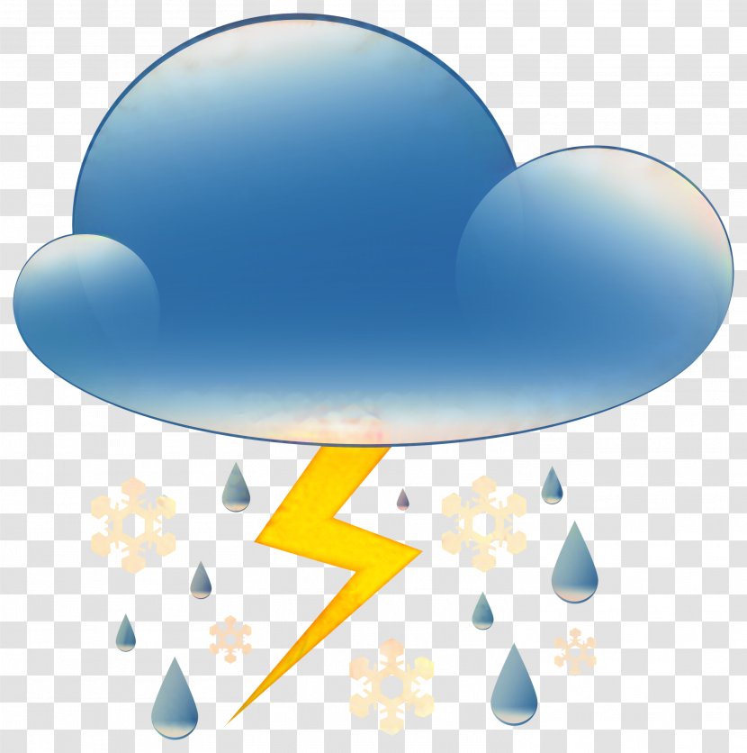 Rain Cloud - Thunder - Meteorological Phenomenon Aqua Transparent PNG