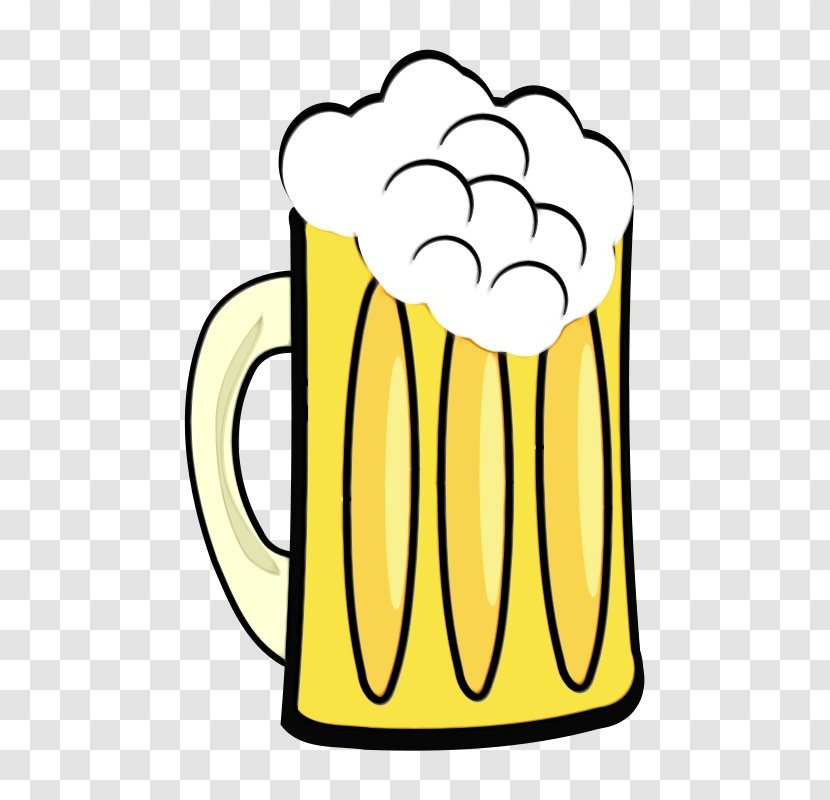 Beer Cartoon - Paint - Tableware Drinkware Transparent PNG