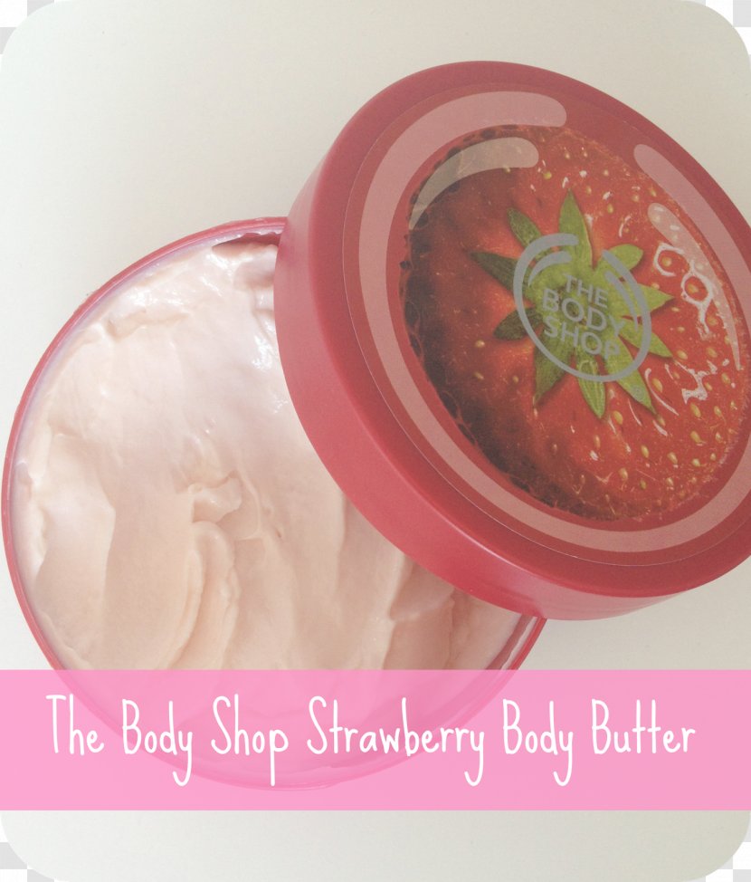 The Body Shop Butter ボディバター Strawberry SUN - Strawberries Transparent PNG