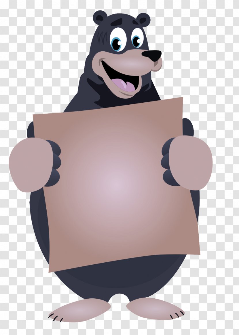 Cartoon Animation Bear Transparent PNG