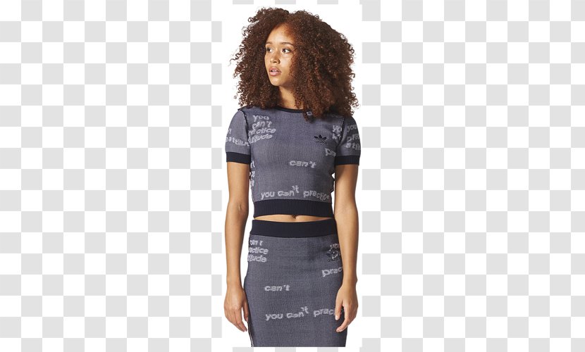 T-shirt Sleeve Adidas Originals - Neck Transparent PNG