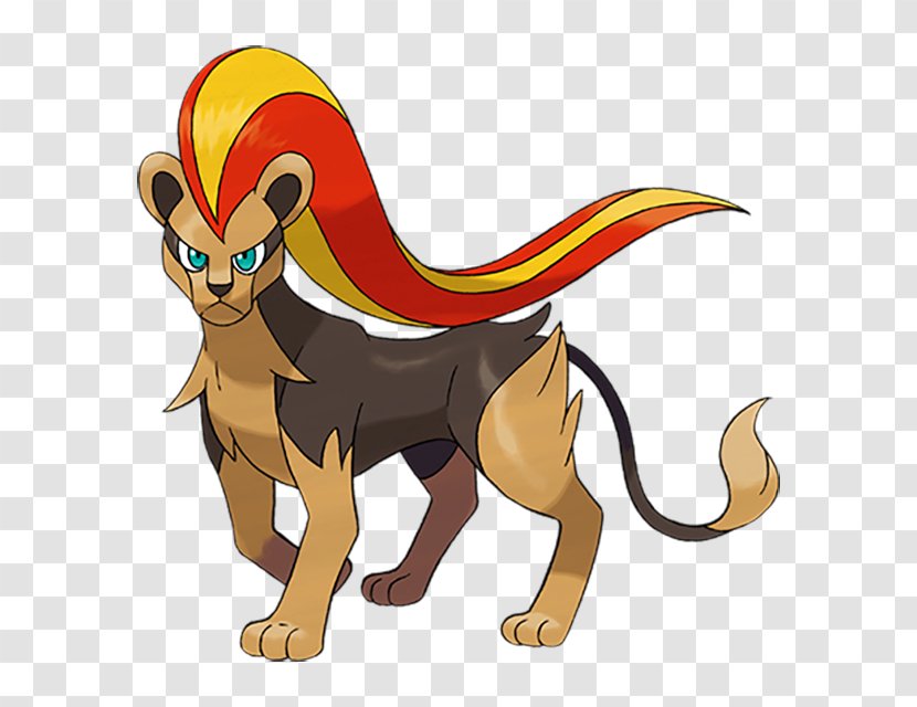 Pokémon X And Y Pyroar Pikachu Female - Big Cats - Lion Transparent PNG