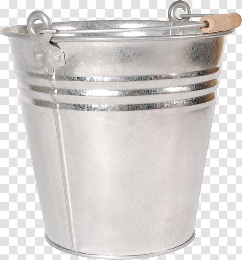 Bucket Galvanization Clip Art - Metal - Image Free Download Transparent PNG