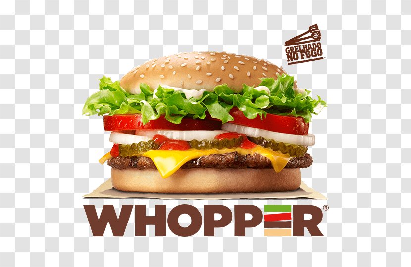 Whopper Hamburger Cheeseburger French Fries Cheese Sandwich - Burger King Transparent PNG