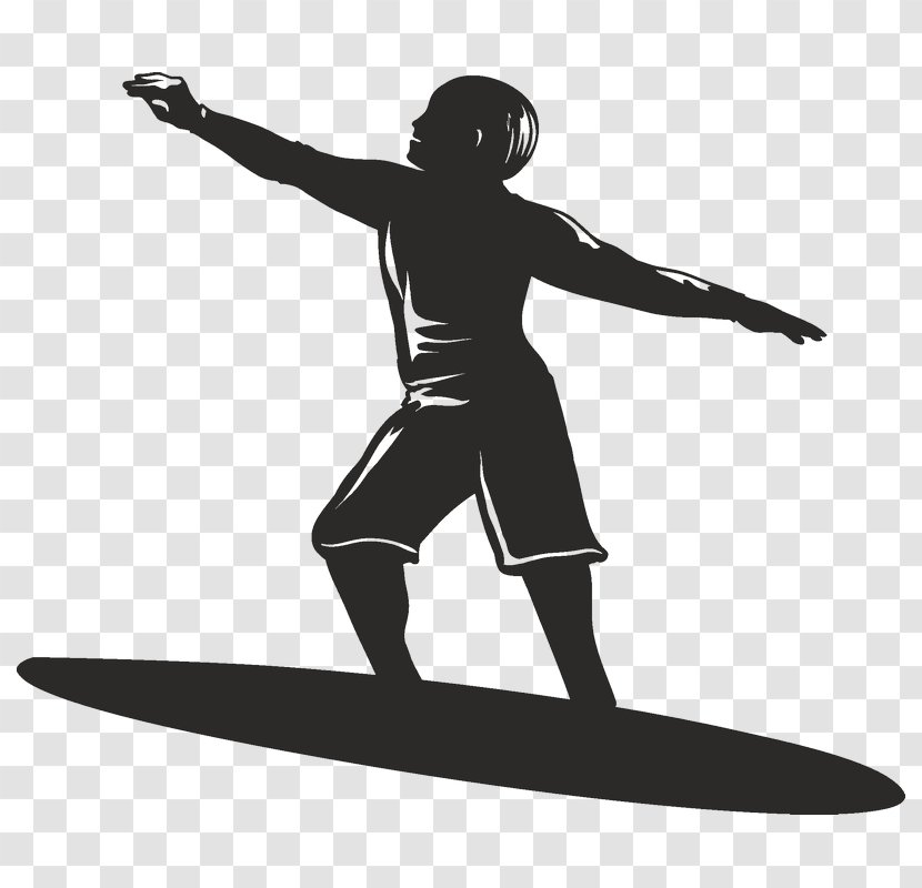 Silhouette Surfing - Photography Transparent PNG