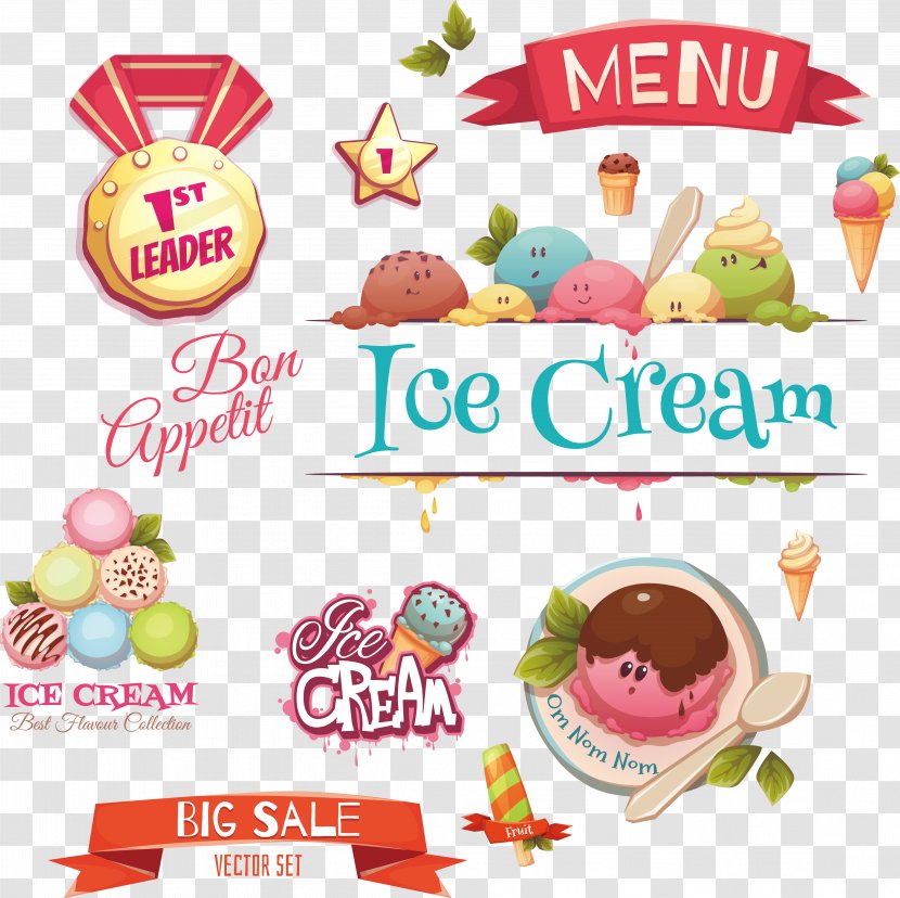 Neapolitan Ice Cream Cone - Parlor - Vector Transparent PNG