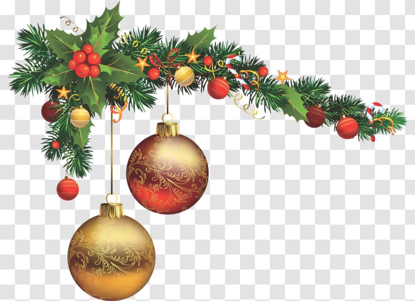 Guirlande De Noël Garland Christmas Decoration Tree - Decor Transparent PNG