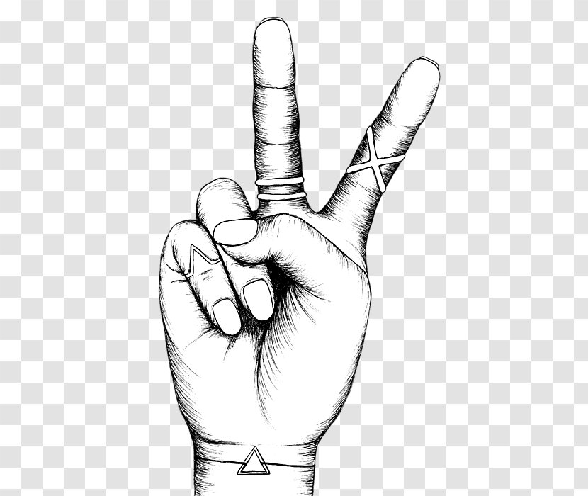 Thumb Hand Model Sketch - Monochrome Photography - Let It Go Transparent PNG