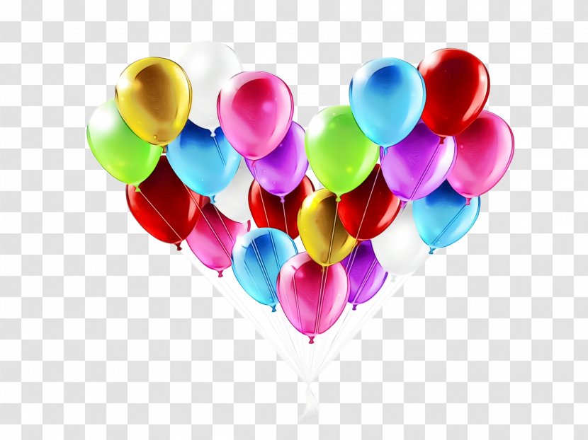 Heart Balloon Love Magenta Transparent PNG