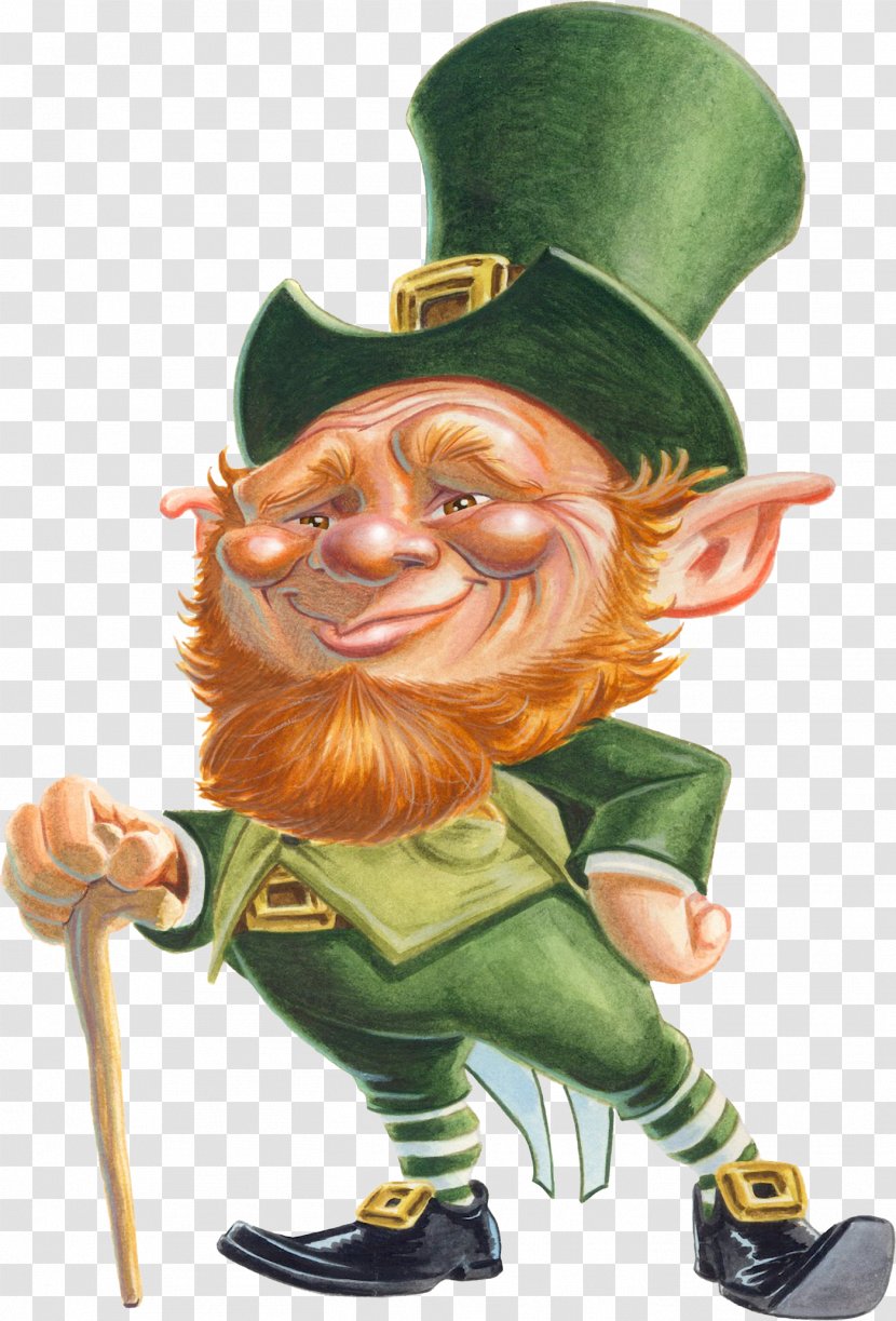 Ireland Leprechaun Saint Patrick's Day Irish People Mythology - Shamrock Transparent PNG