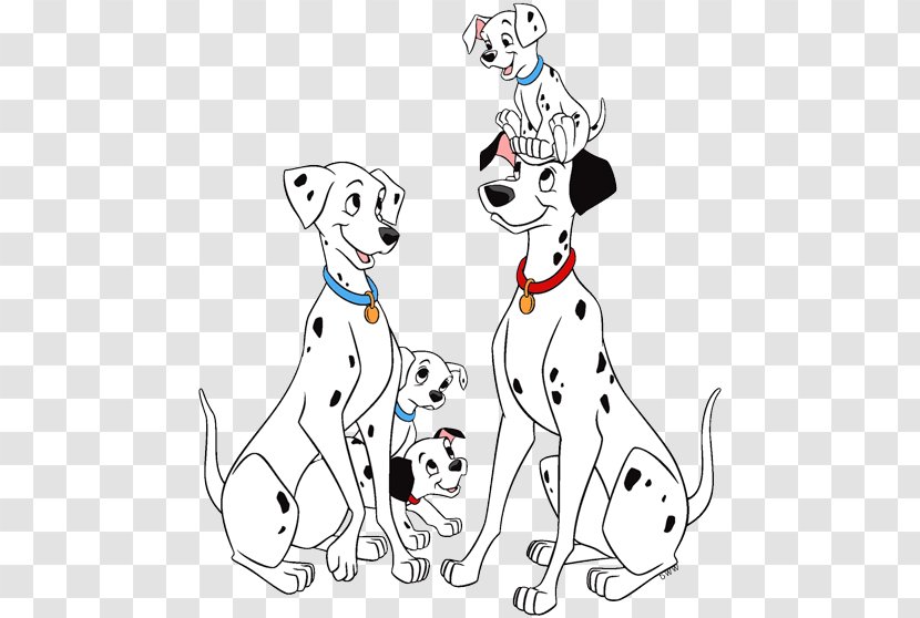 Dalmatian Dog Puppy The Hundred And One Dalmatians Coloring Book Lion - Page Transparent PNG