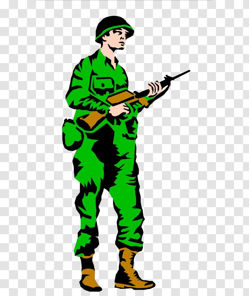 Military Science Soldier Weapon - Profession - Armed Soldiers Transparent PNG