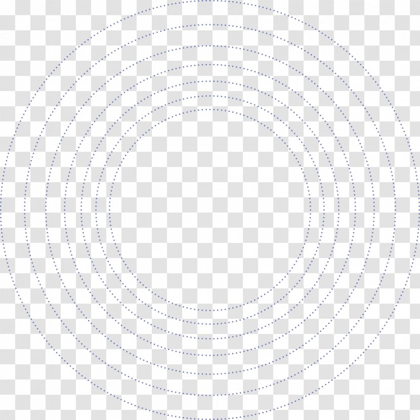 Circle Line Angle - White - Dotted Transparent PNG