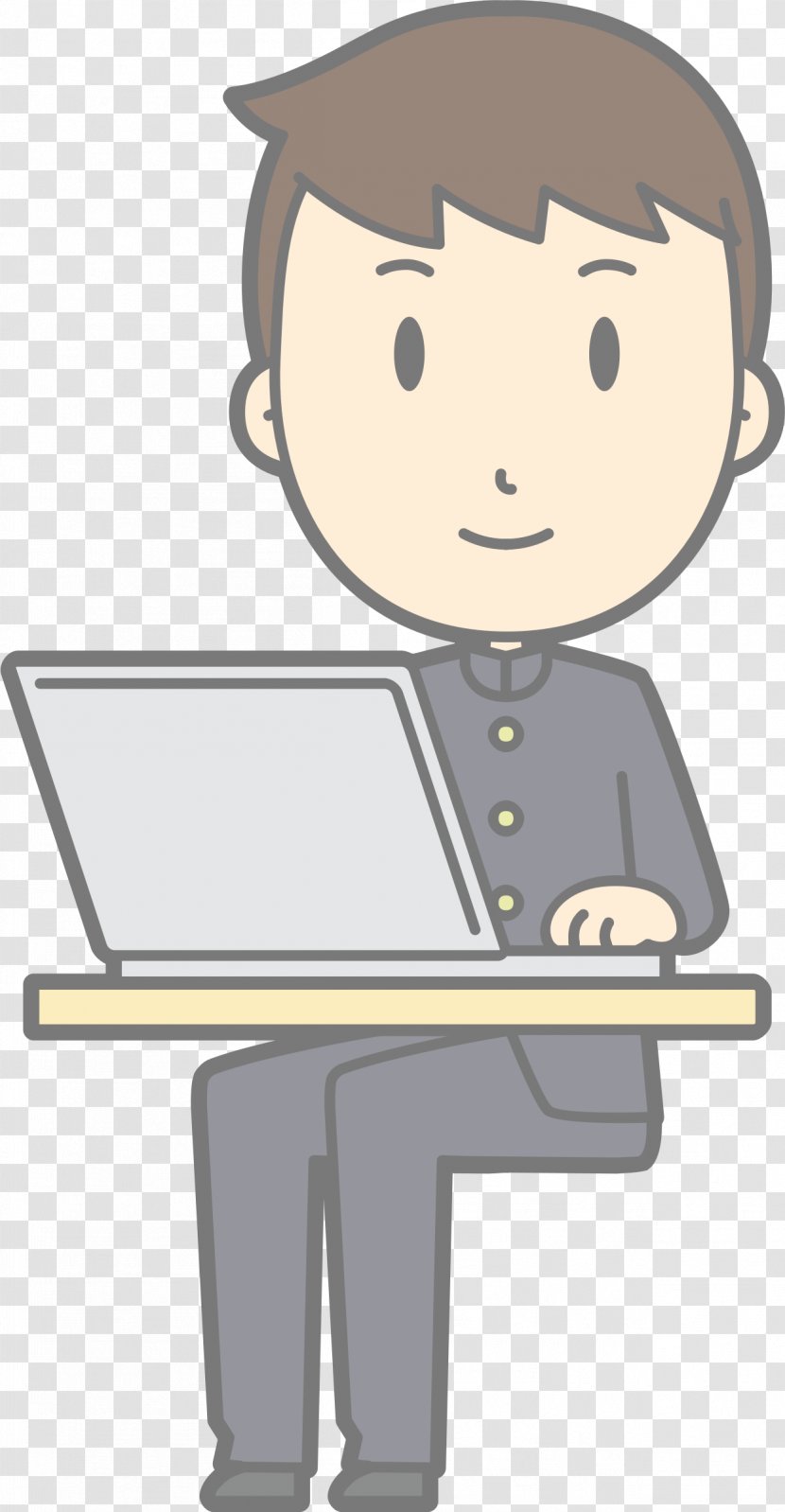 社員 Job Student Arubaito - Recruitment - Man Sitting At The Desk Transparent PNG